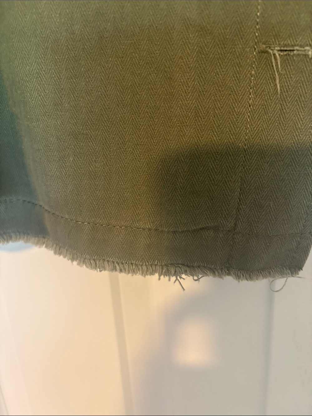 Universal Thread Olive Utility Jacket with Button Flap Pockets - Picture 3 of 7